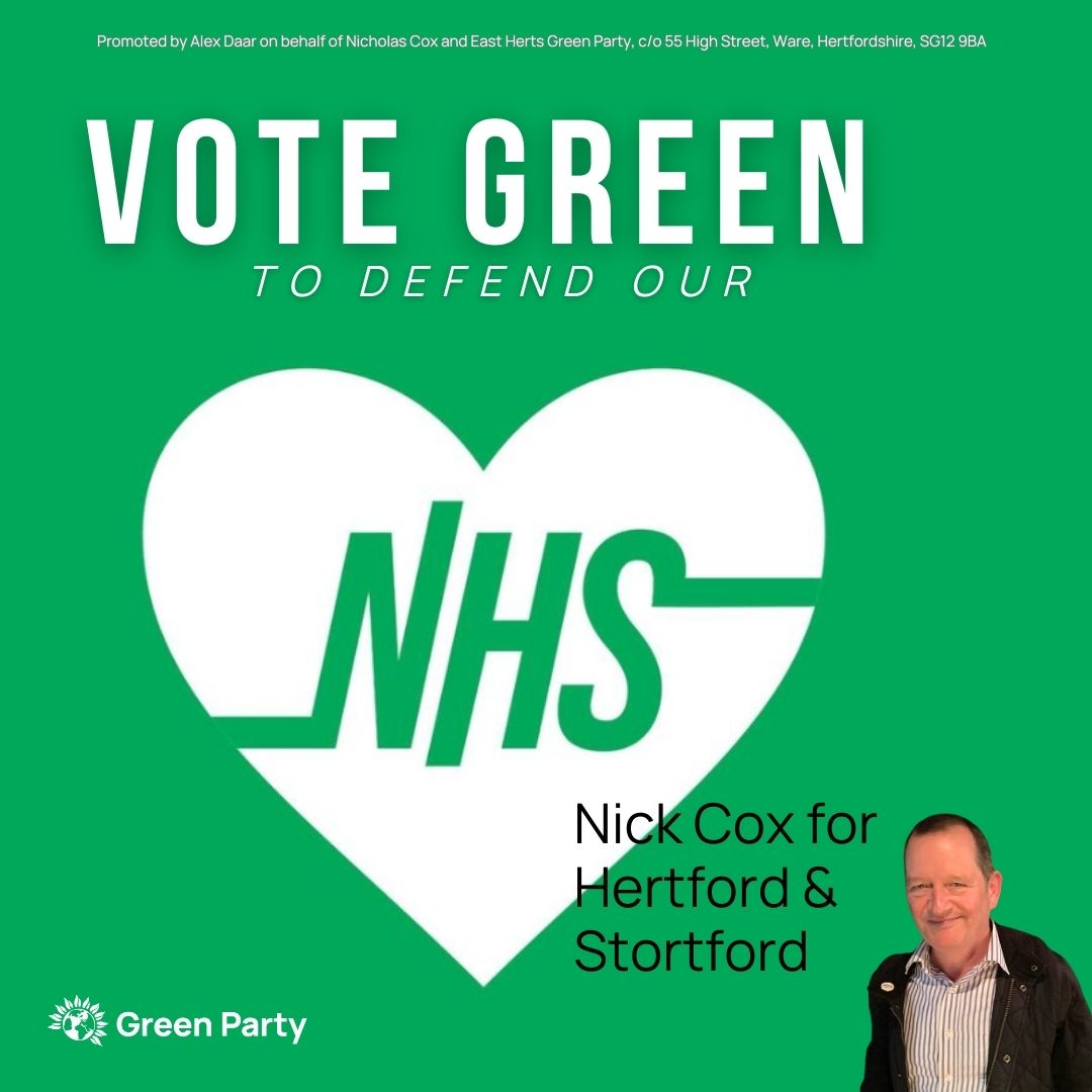 VOTE GREEN to Defend our NHS